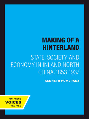 cover image of The Making of a Hinterland